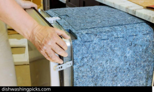 How to attach dishwasher to granite countertop