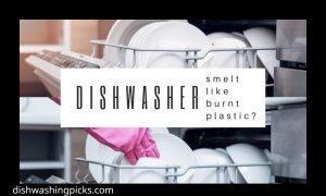 How to get burnt plastic smell out of dishwasher