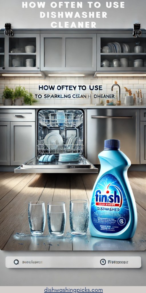 how often to use dishwasher cleaner