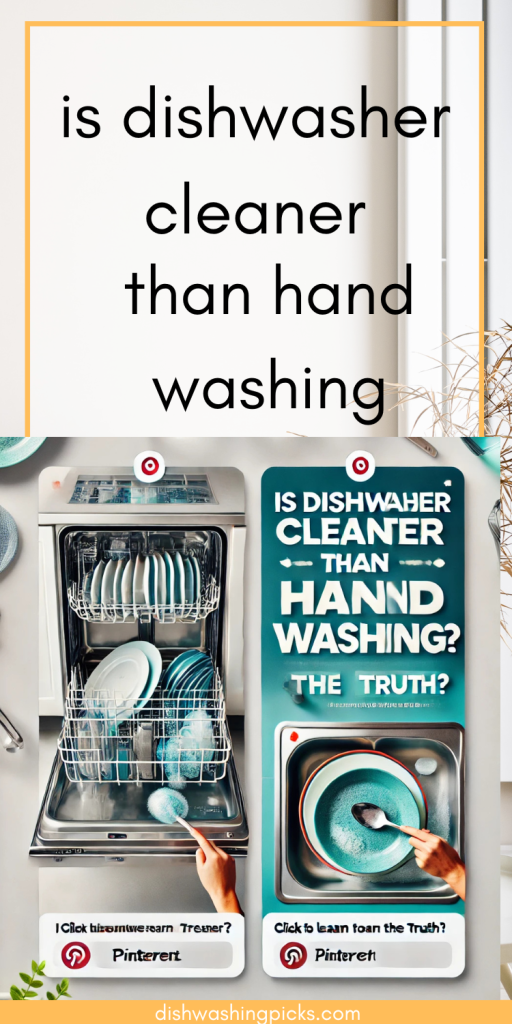 is dishwasher cleaner than hand washing