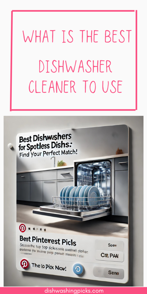 what is the best dishwasher cleaner to use