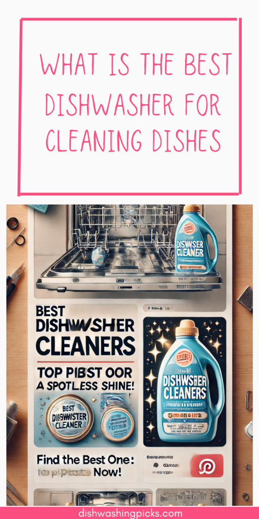 what is the best dishwasher for cleaning dishes