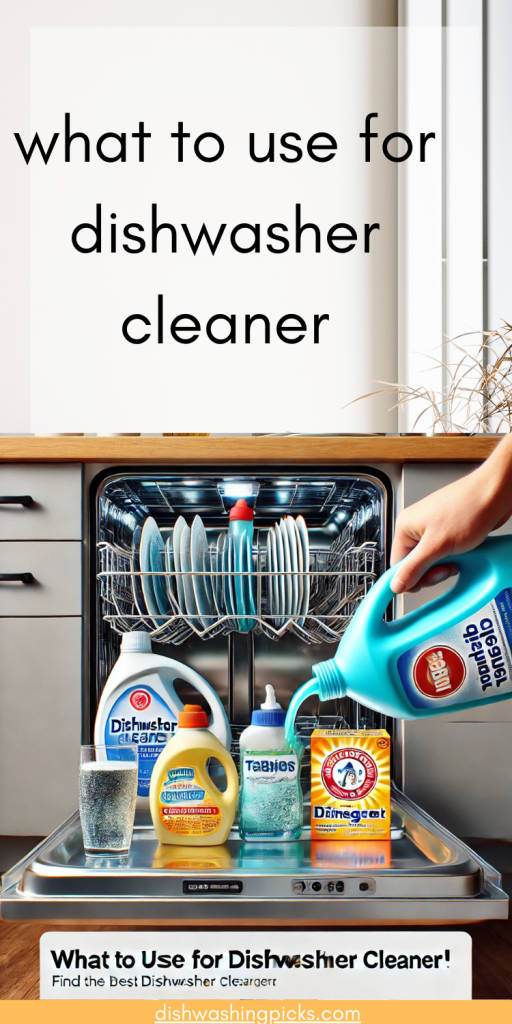 what to use for dishwasher cleaner