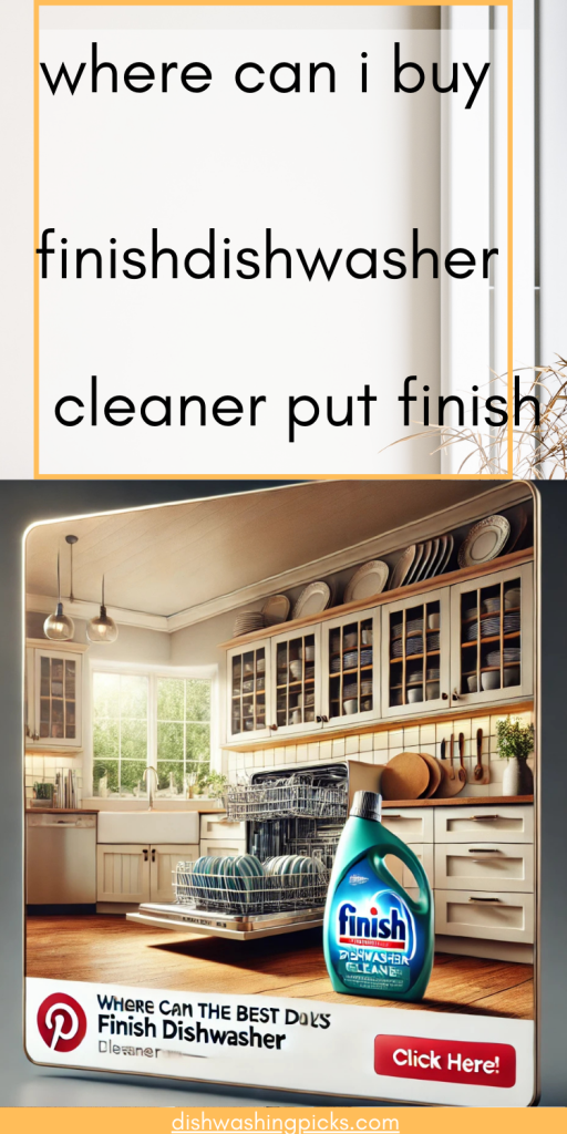 where can i buy finish dishwasher cleaner