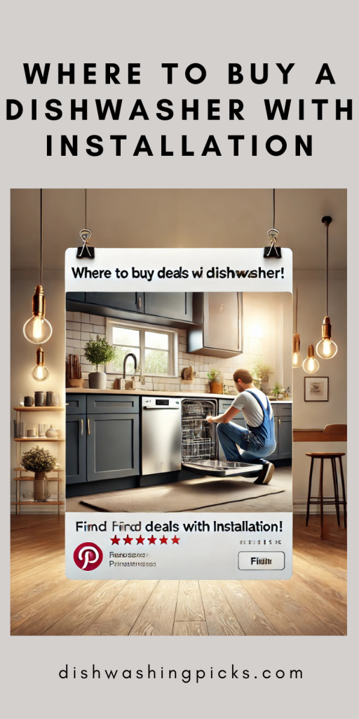 where to buy a dishwasher with installation