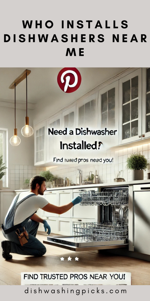 who installs dishwashers near me