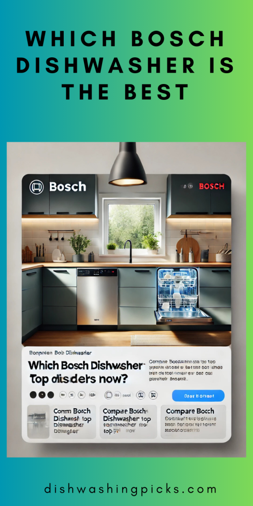 which bosch dishwasher is the best