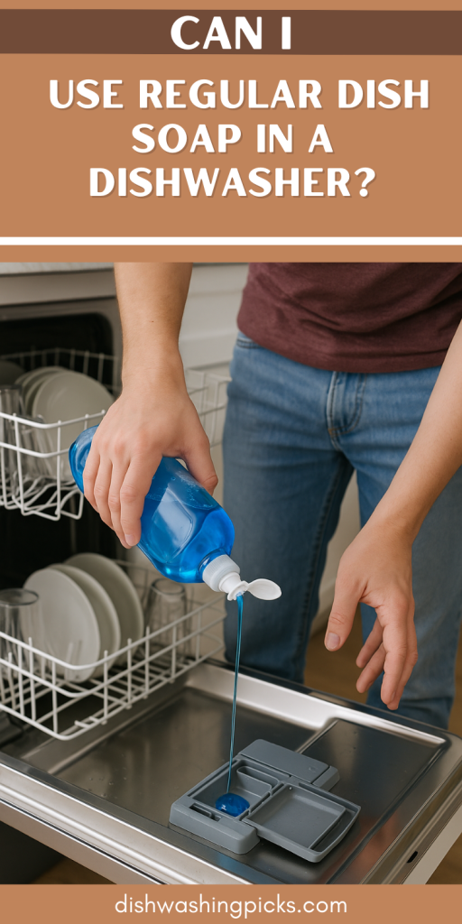 Can I Use Regular Dish Soap in a Dishwasher