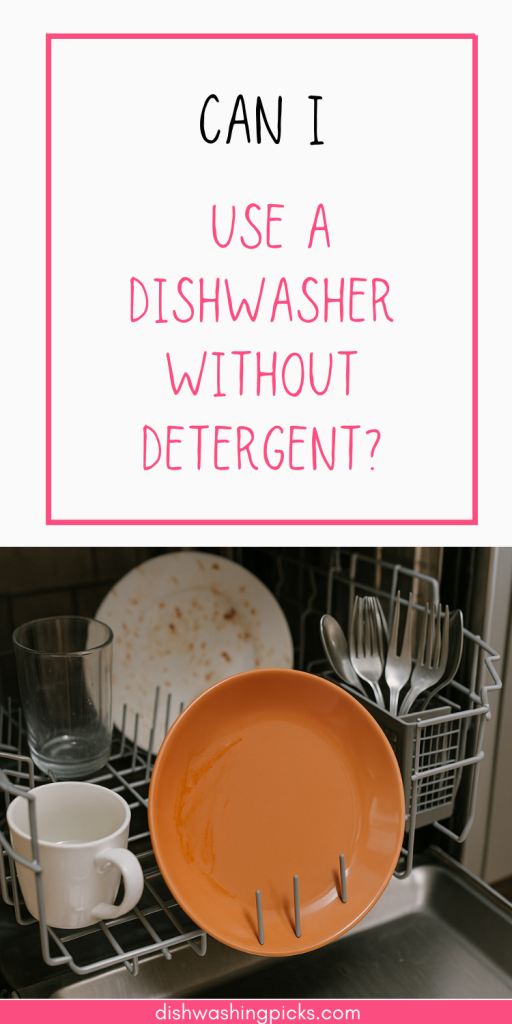 Can I Use a Dishwasher Without Detergent