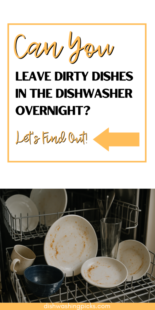 Can You Leave Dirty Dishes in the Dishwasher Overnight
