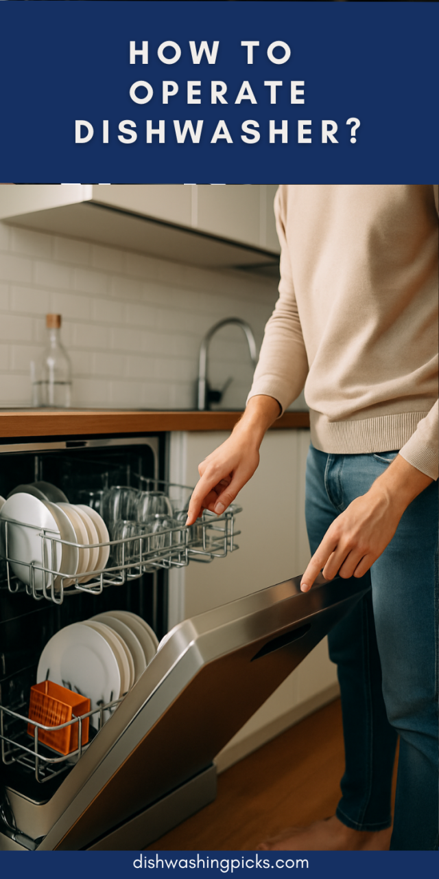 How to Operate a Dishwasher: A Step-by-Step Guide That Actually Makes ...