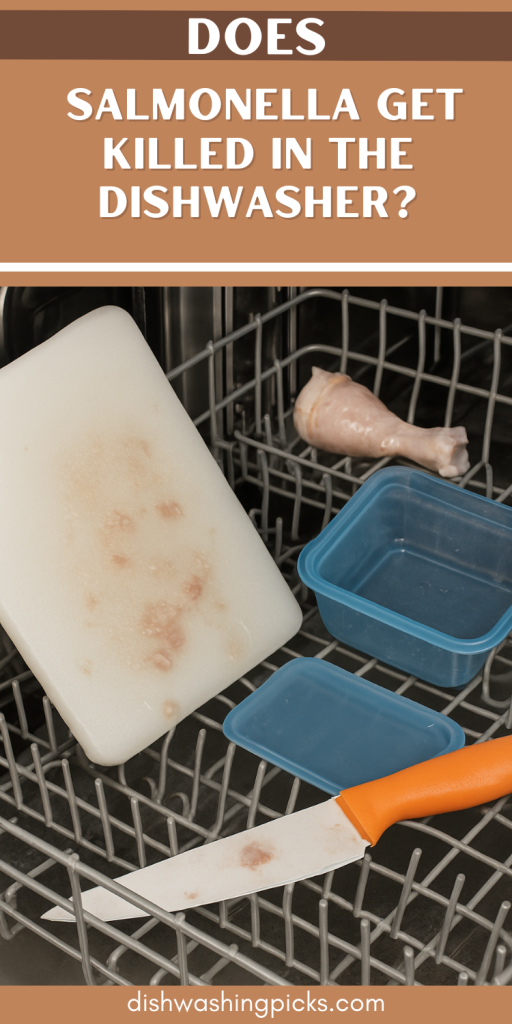 Does salmonella get killed in the dishwasher