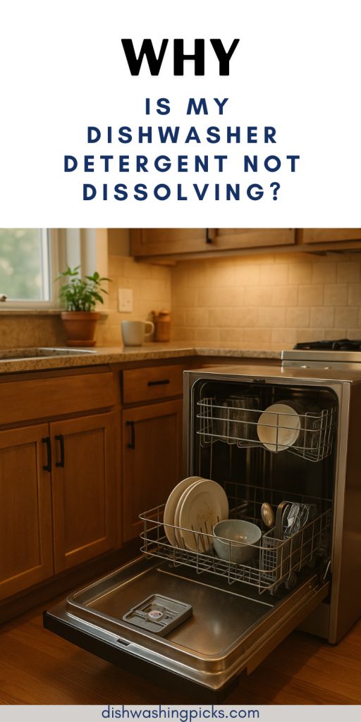 Why Is My Dishwasher Detergent Not Dissolving