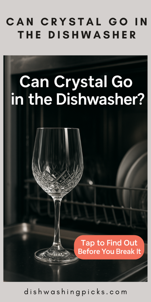 can crystal go in the dishwasher