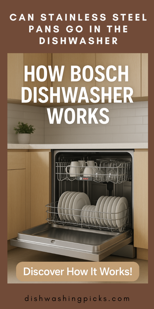 can stainless steel pans go in the dishwasher