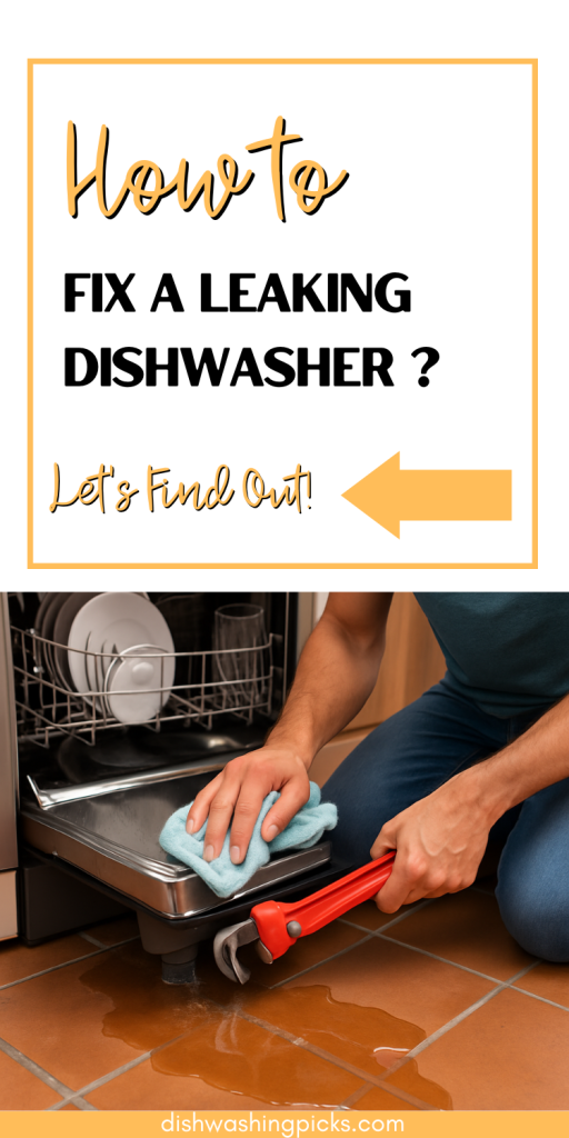 how to fix a leaking dishwasher