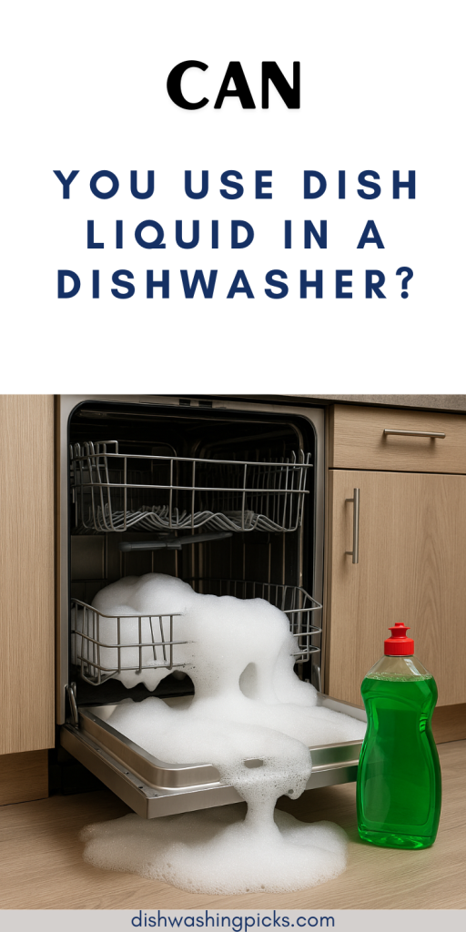 Can You Use Dish Liquid in a Dishwasher