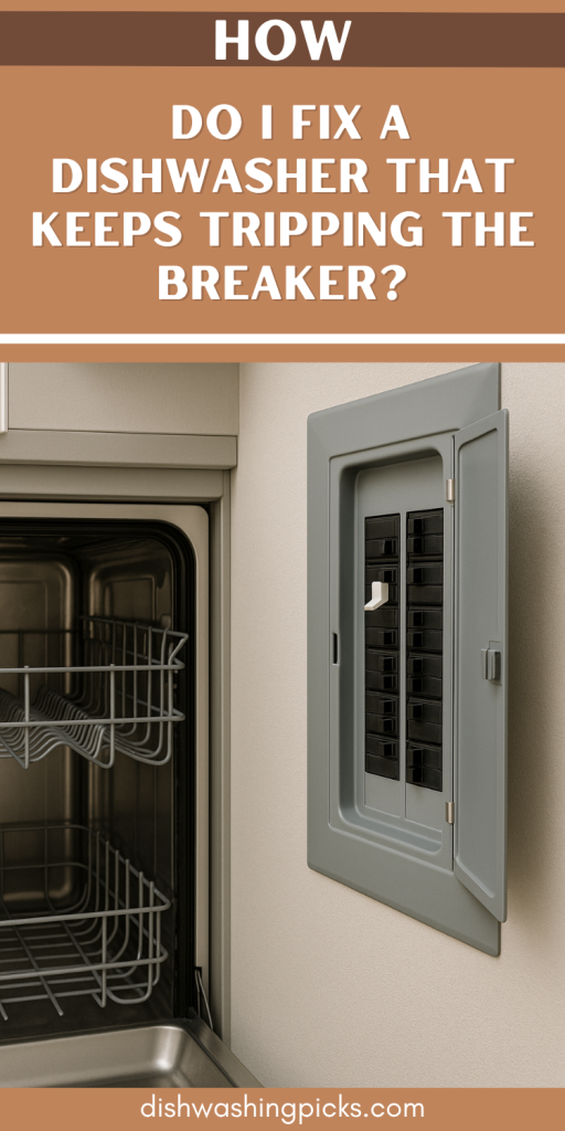 How Do I Fix a Dishwasher That Keeps Tripping the Breaker