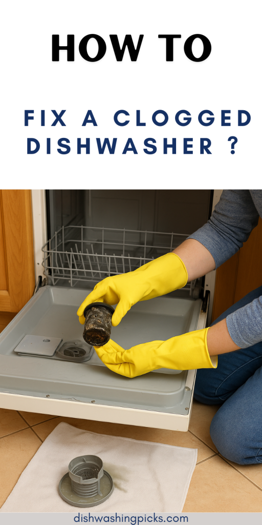 How to Fix a Clogged Dishwasher