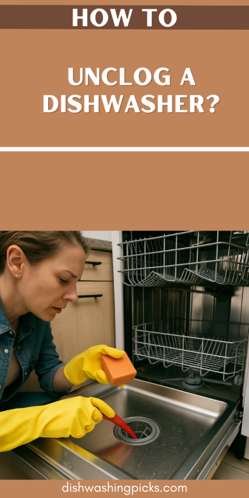 How to Unclog a Dishwasher