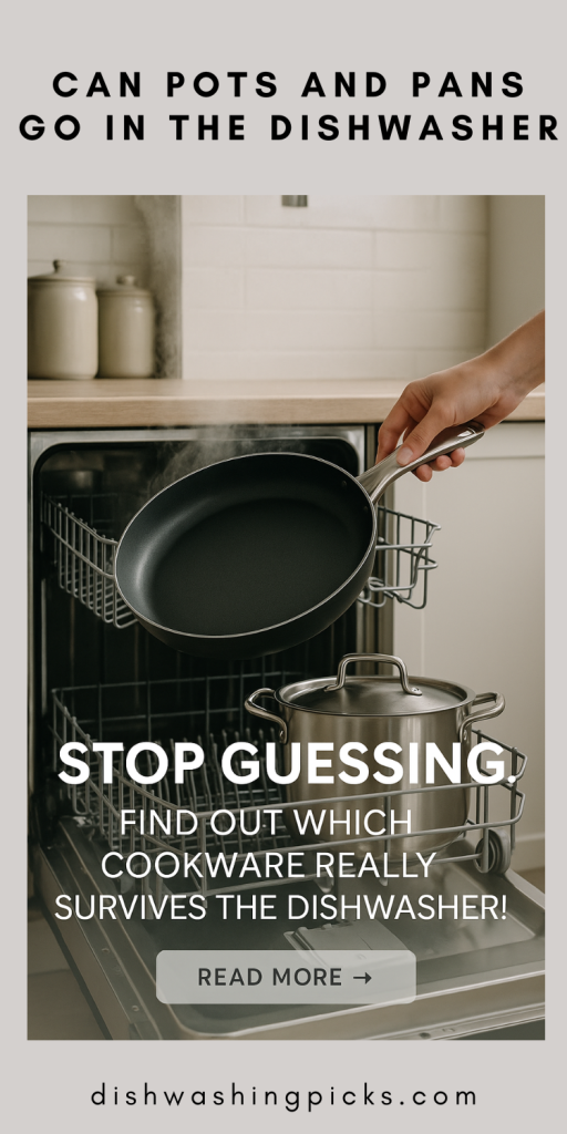 can pots and pans go in the dishwasher