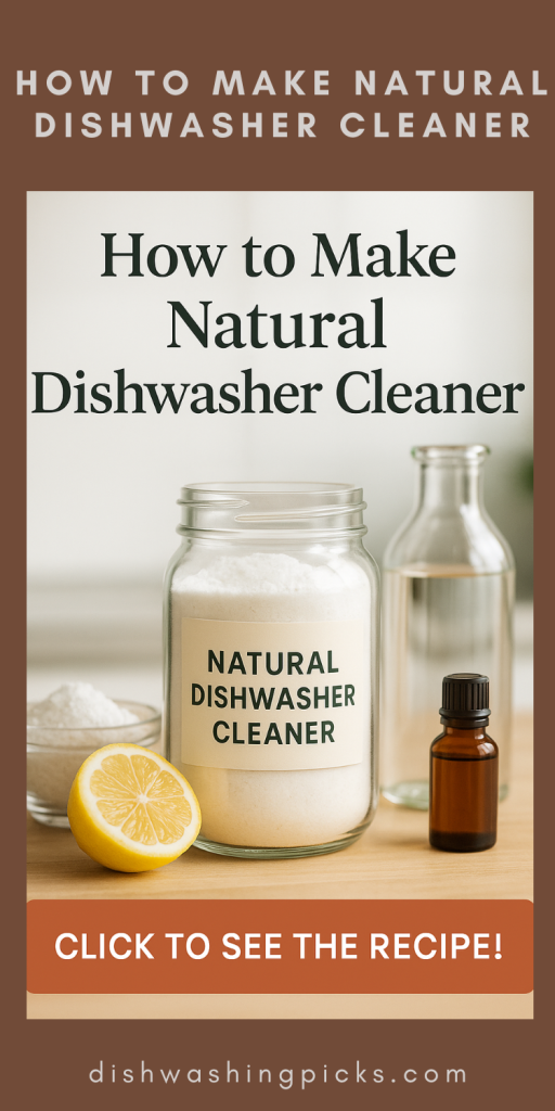 how to make natural dishwasher cleaner