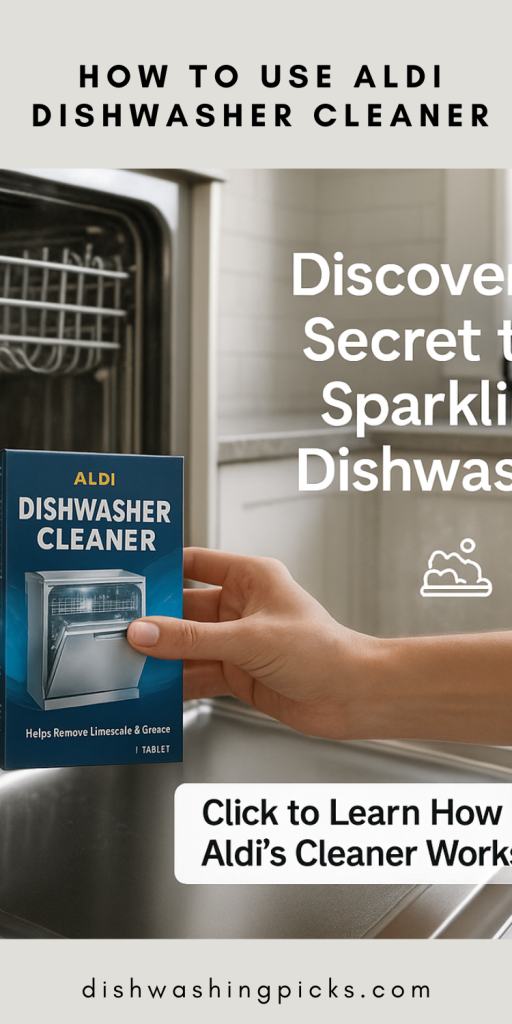 how to use aldi dishwasher cleaner