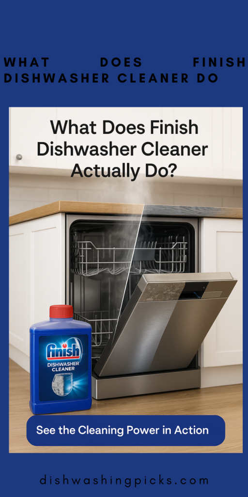 what does finish dishwasher cleaner do