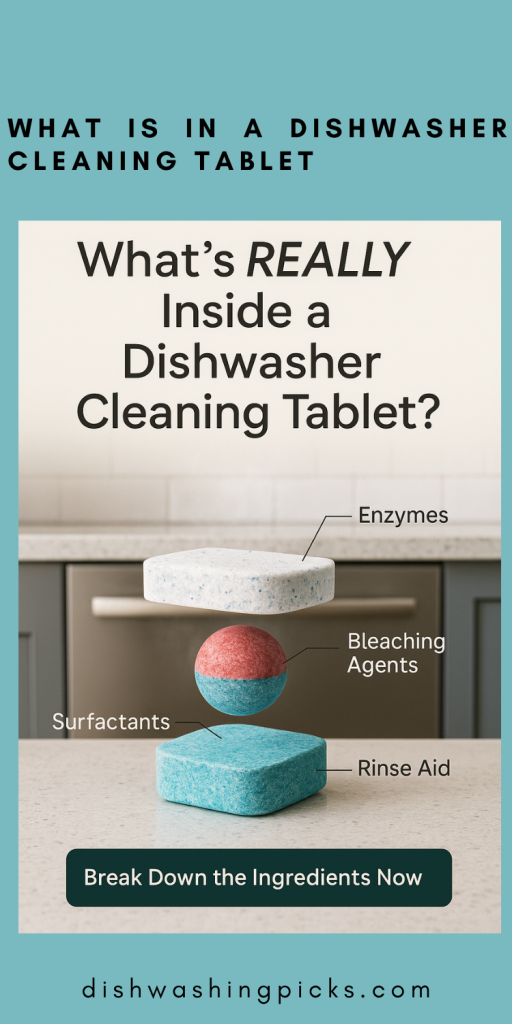 what is in a dishwasher cleaning tablet