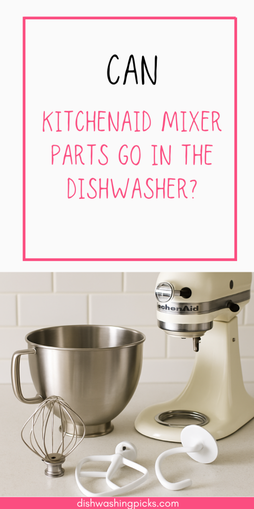 Can Kitchenaid Mixer Parts go in the Dishwasher