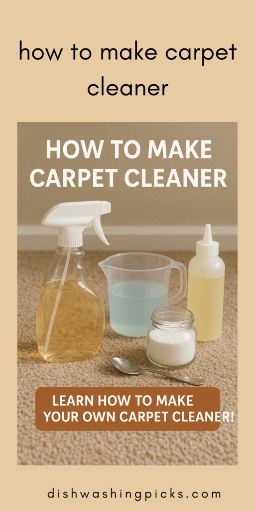 how to make carpet cleaner