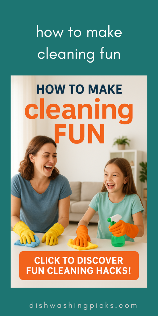 how to make cleaning fun
