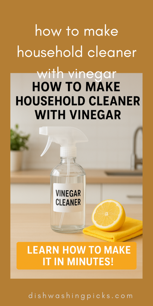 how to make household cleaner with vinegar