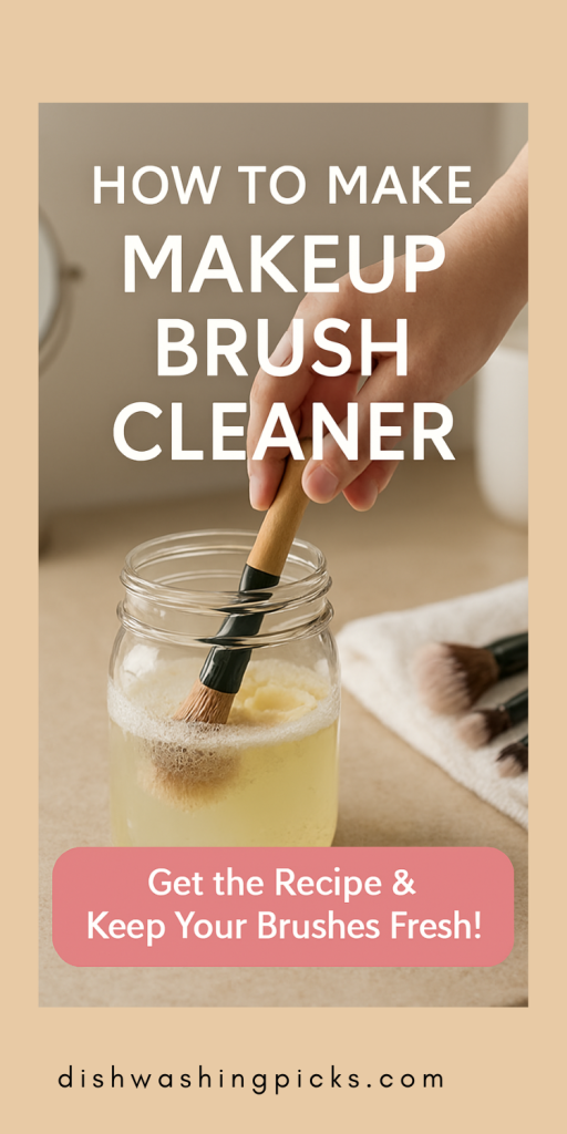 how to make makeup brush cleaner