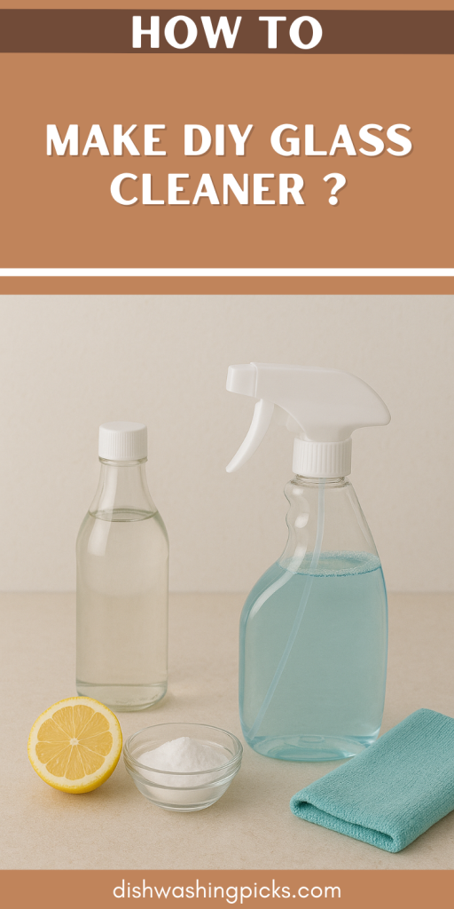 How to Make DIY Glass Cleaner