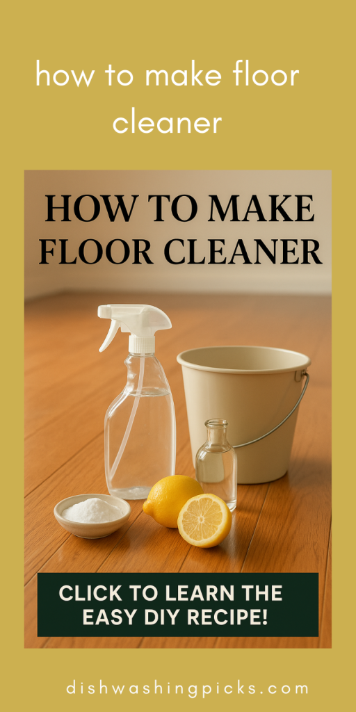 how to make floor cleaner