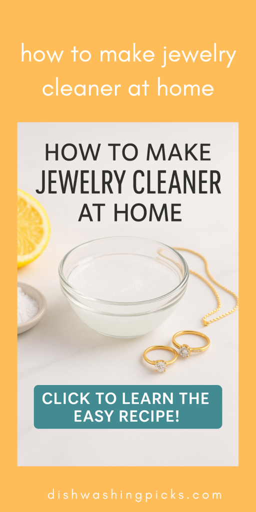 how to make jewelry cleaner at home