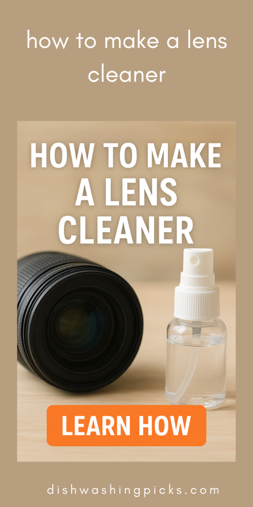 how to make a lens cleaner
