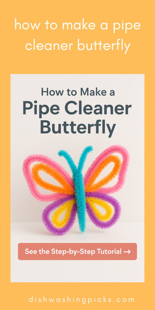 how to make a pipe cleaner butterfly