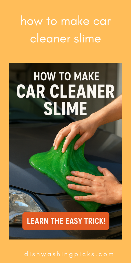 how to make car cleaner slime