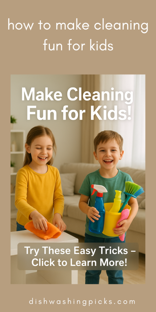 how to make cleaning fun for kids