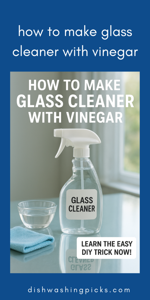 how to make glass cleaner with vinegar