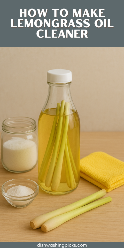 how to make lemongrass oil cleaner