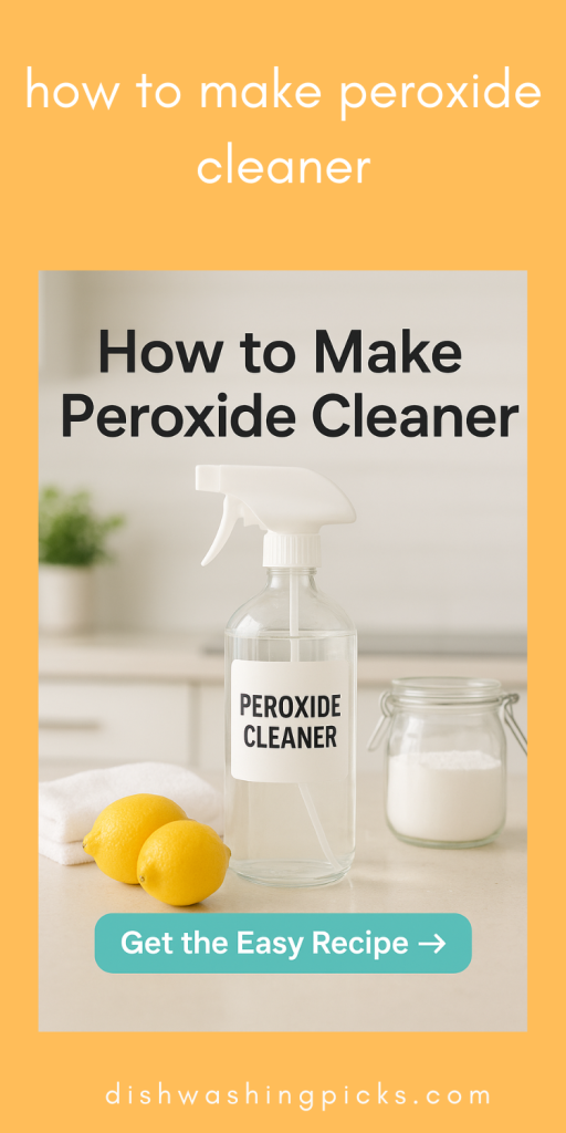 how to make peroxide cleaner