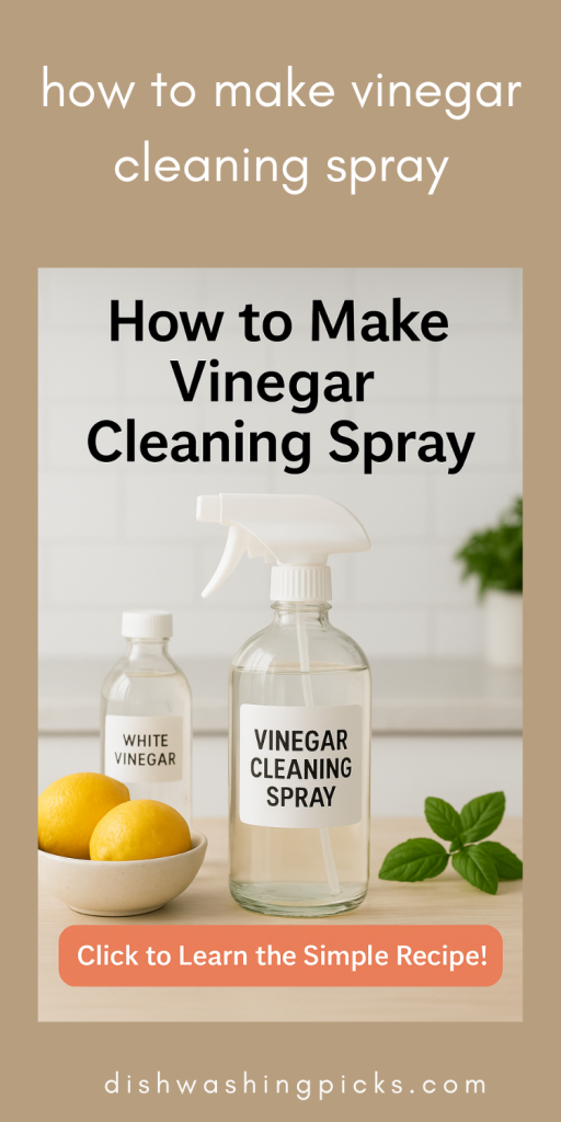 how to make vinegar cleaning spray