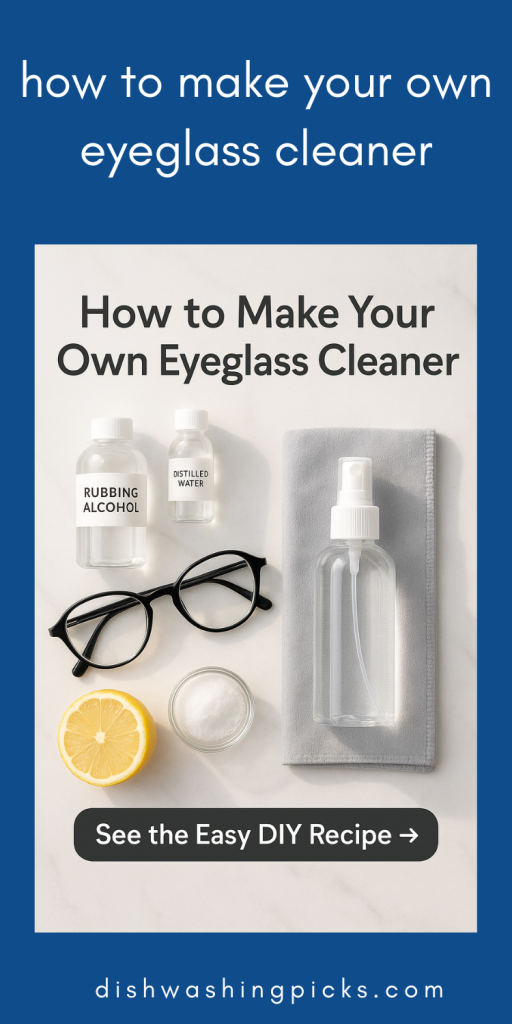how to make your own eyeglass cleaner