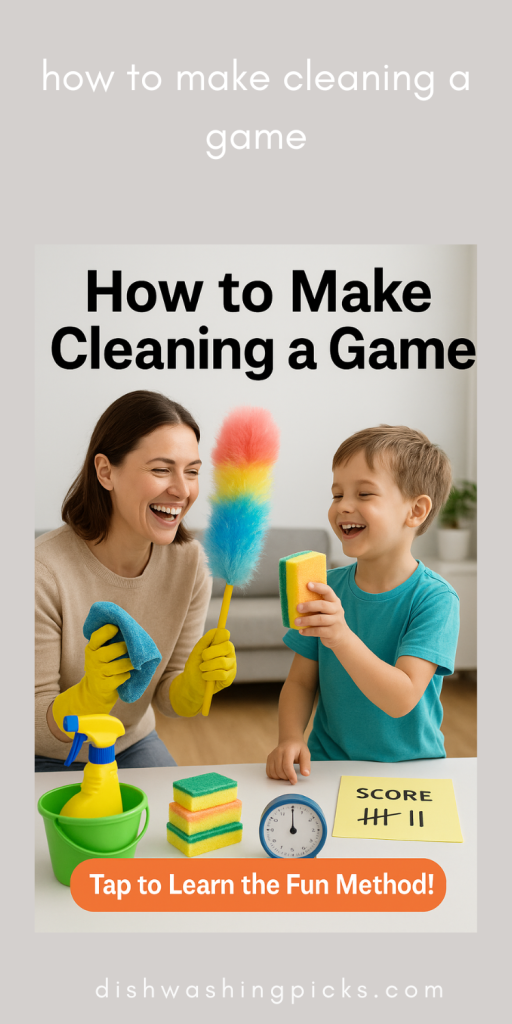 how to make cleaning a game