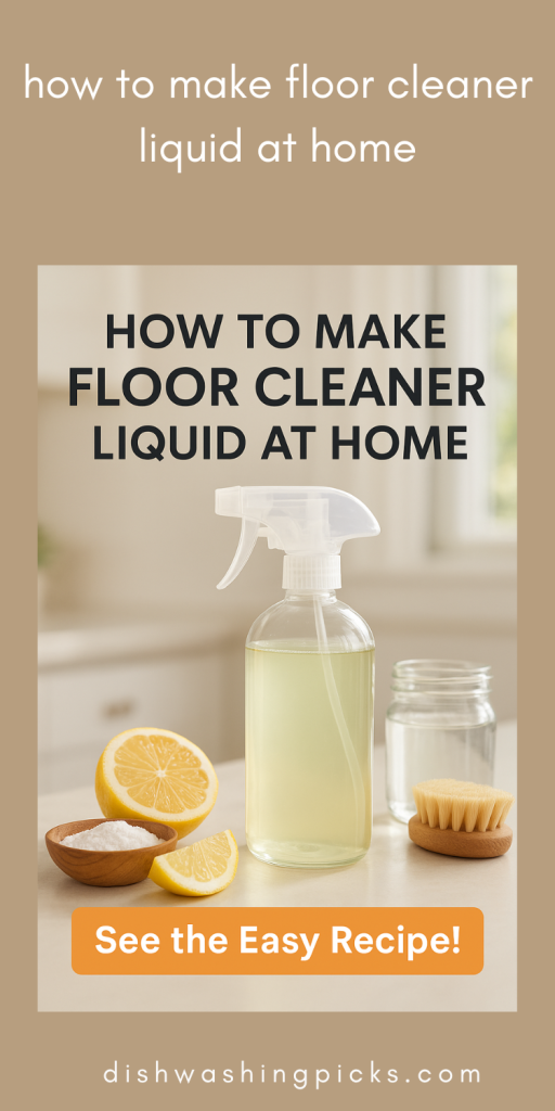 how to make floor cleaner liquid at home