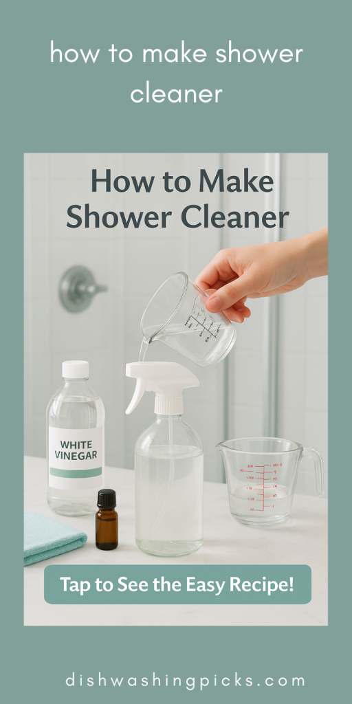 how to make shower cleaner