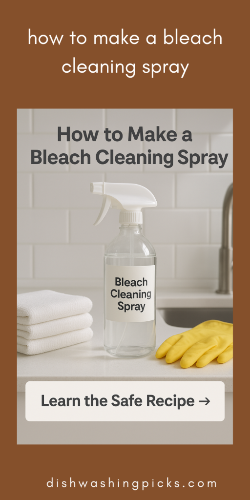 How to Make a Bleach Cleaning Spray at Home